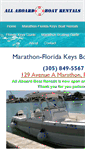 Mobile Screenshot of getmarathonboatrentals.com